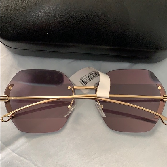 NWT ETRO Yellow Gold/Aubergina frameless w/case main image 8